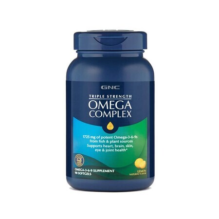 Omega Complex Triple Strength Visolie (764721), 90 capsules, GNC