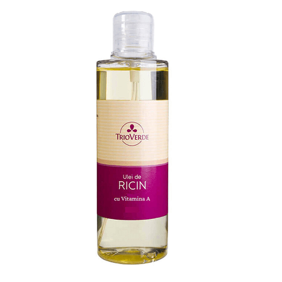 Huile de ricin avec vitamine A, 200 ml, Trio Verde