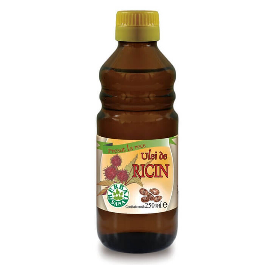 Koudgeperste ricinusolie, 250 ml, Herbavit