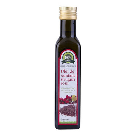 Puro olio di semi di uva rossa non raffinato spremuto a freddo, 250 ml, Carmita Classic
