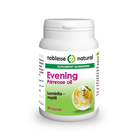 Ulei din semințe de Luminița-nopții Evening Primrose, 30 capsule, Noblesse