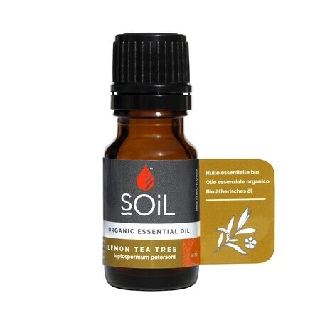 Citroenboom etherische olie 100% Pure Organic Tea Tree, 10 ml, SOiL