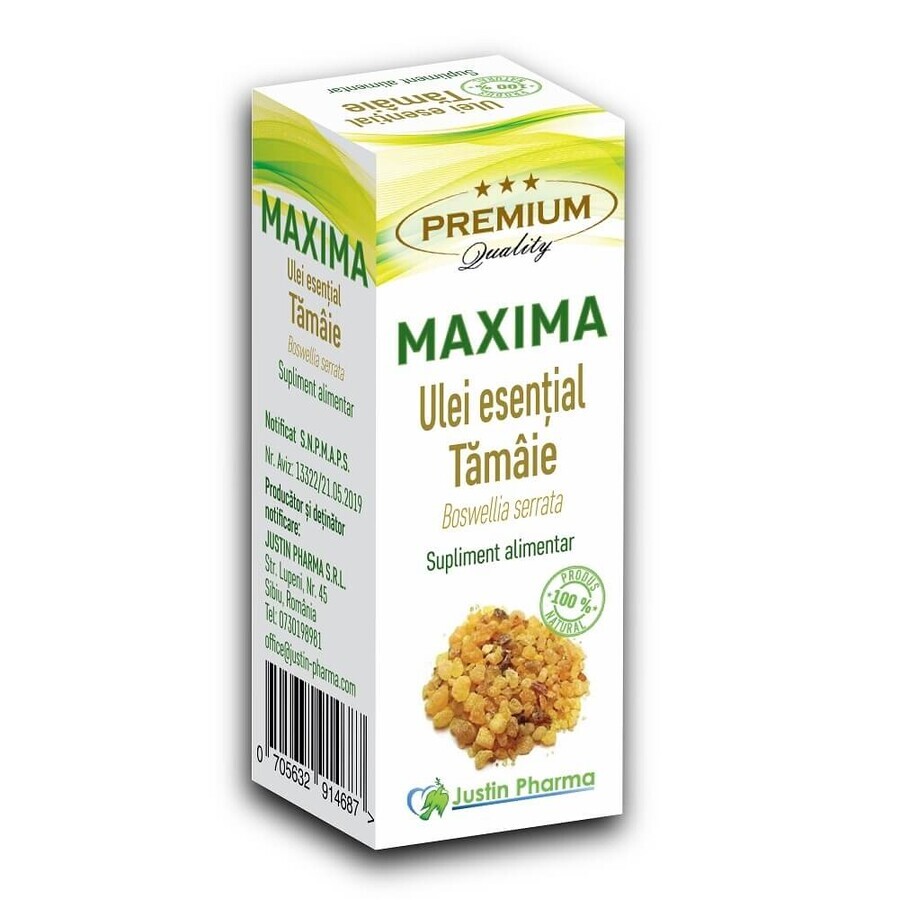 Huile essentielle de Tamaie Maxima, 10 ml, Justin Pharma