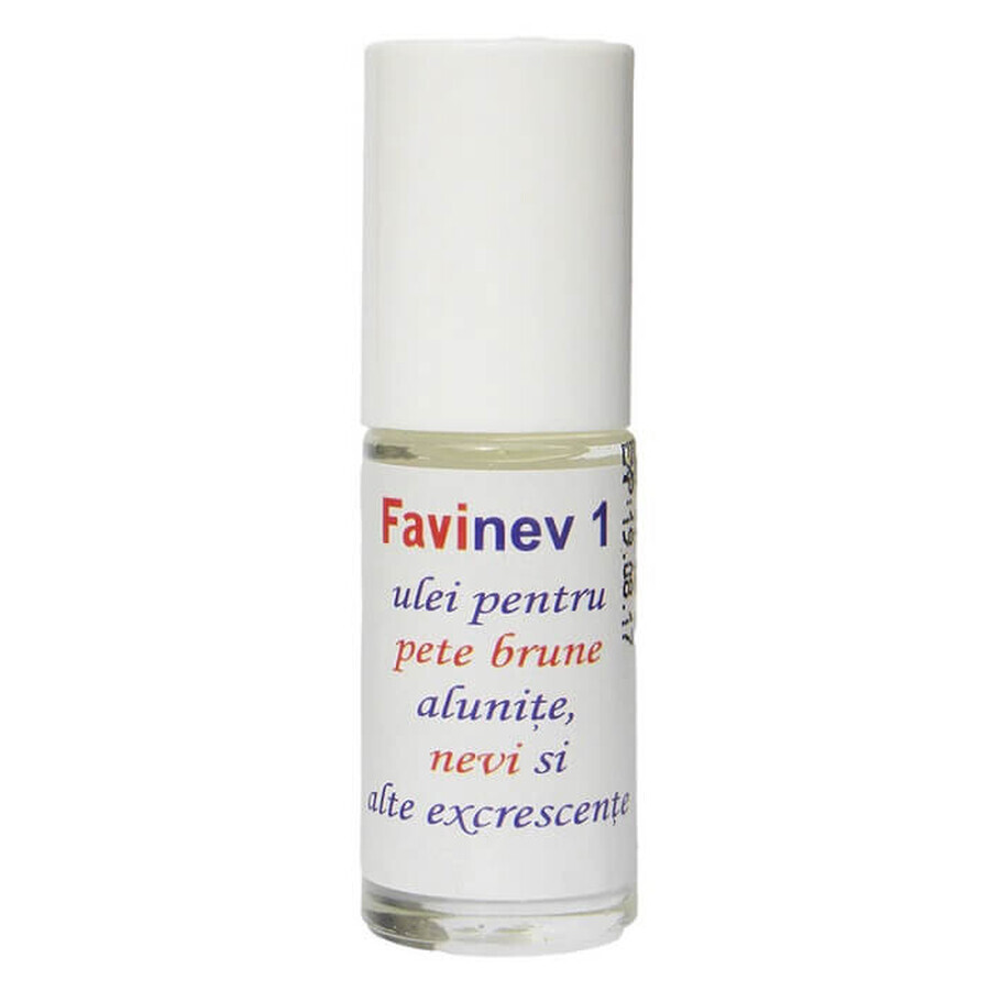 Ulei pentru alunite si nevi Favinev, 5 ml, Favisan