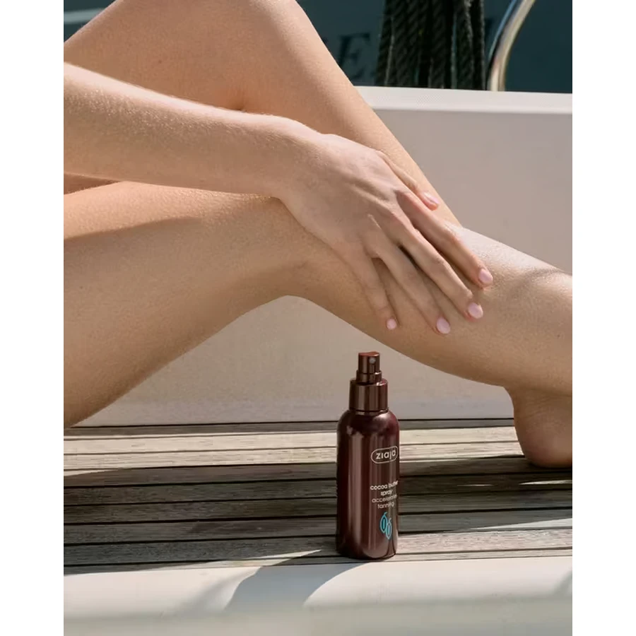Intense tanning spray olie met cacaoboter, 100 ml, Ziaja