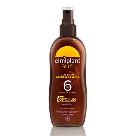 Sprühöl für schnelle Bräunung SPF 6 Optimum Sun, 150 ml, Elmiplant