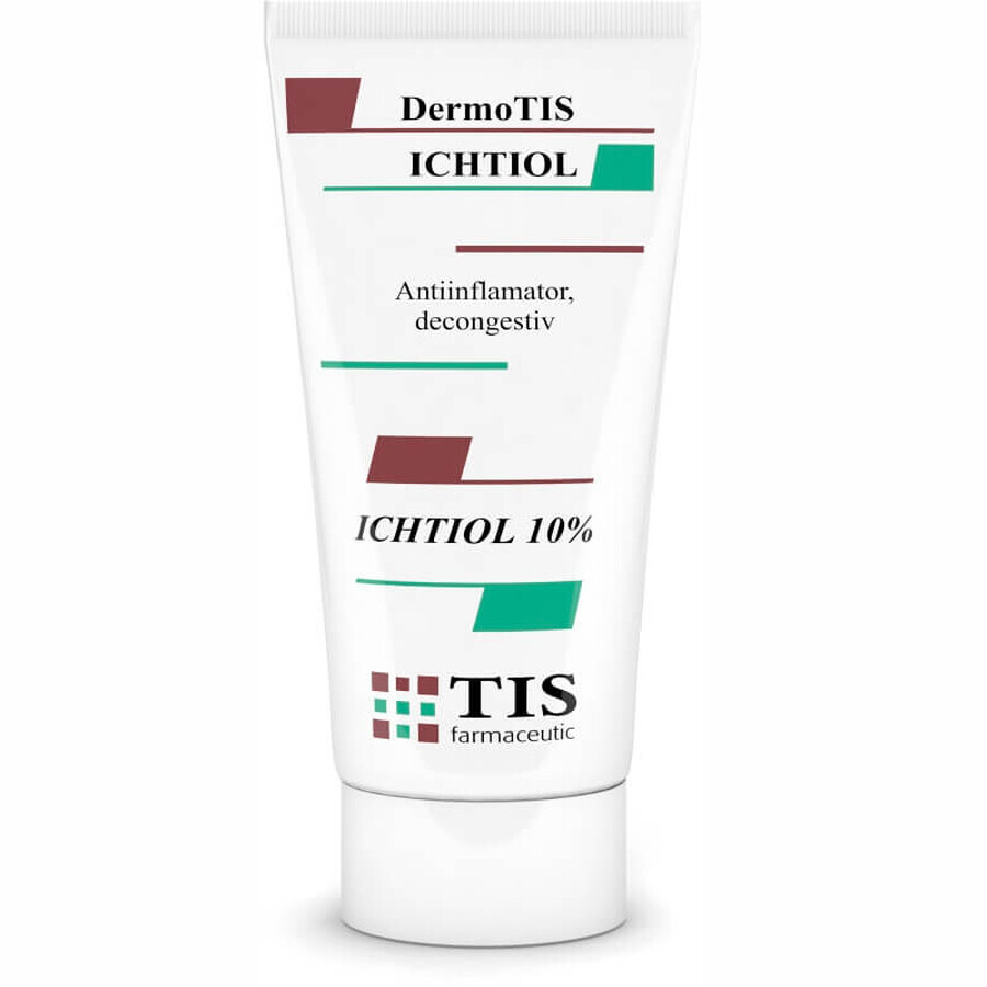 Dermotis zalf met Ichthiol 10%, 25 g, Tis Pharmaceutical