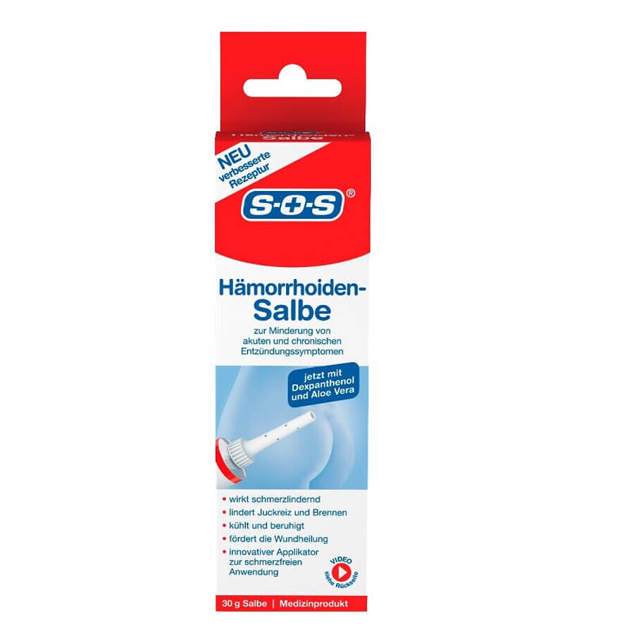 Salbe gegen Hämorrhoiden, 30 g, SOS