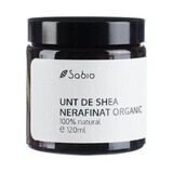 Beurre de karité biologique non raffiné, 120 ml, Sabio