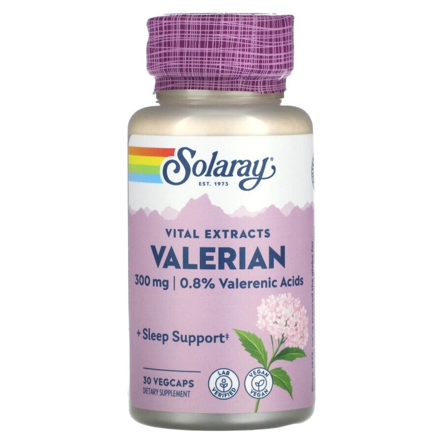 Valerian Solaray, 30 capsules, Secom