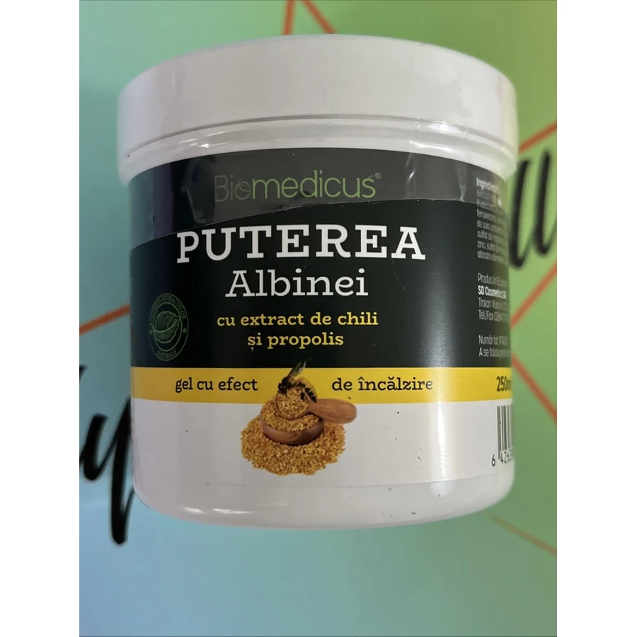 Bijengifgel met chili-extract en propolis, 250 ml, Biomedicus
