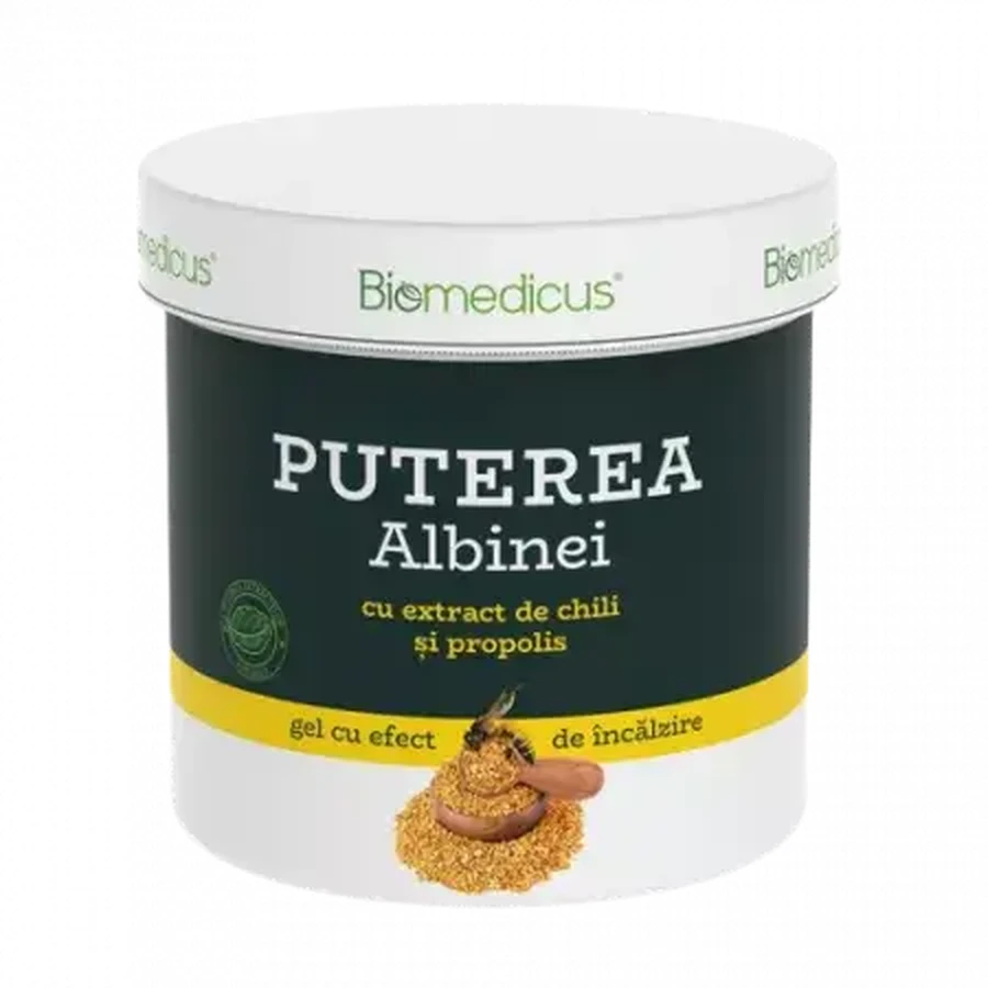 Bijengifgel met chili-extract en propolis, 250 ml, Biomedicus