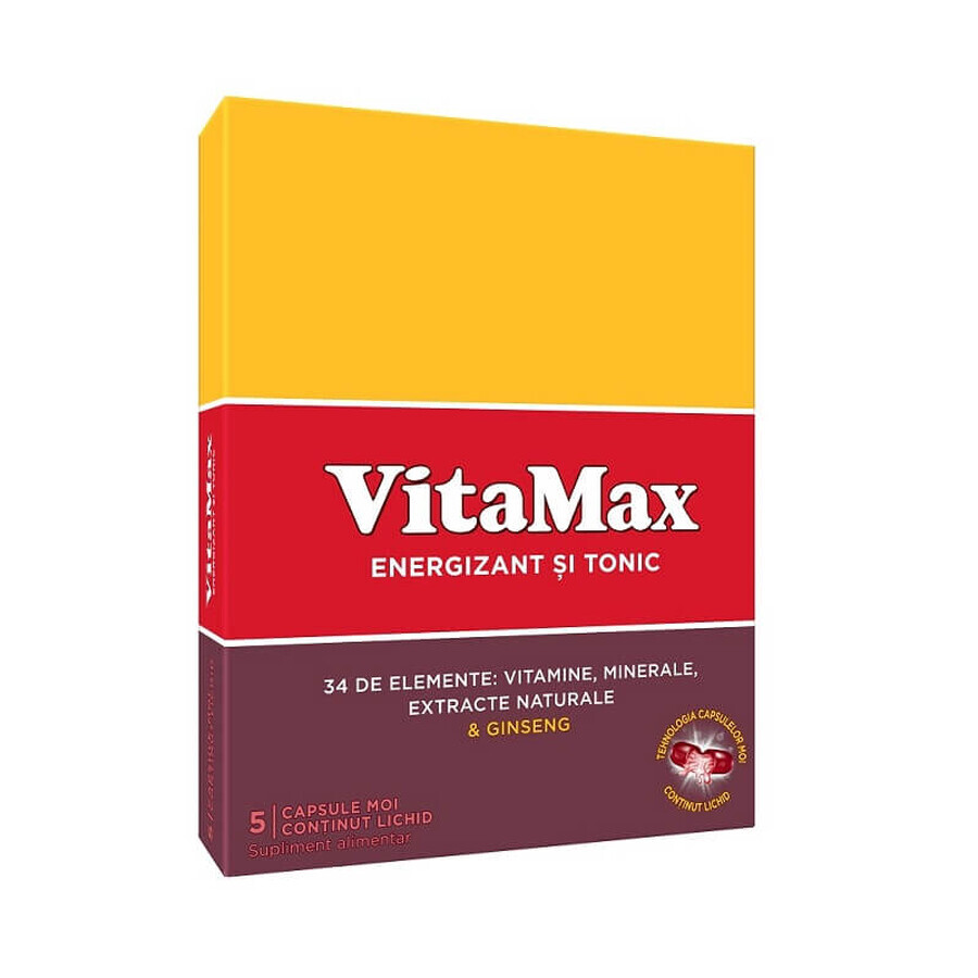 Vitamax, 5 capsule, Perrigo