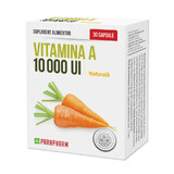 Vitamine A 10000 IE, 30 capsules, Parapharm