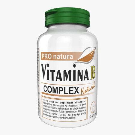 Vitamine B Complex Natuurlijk, 60 capsules, Pro Natura