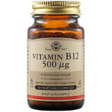 Vitamine B12 500 mcg, 50 capsules, Solgar