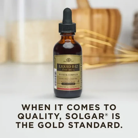 Vitamina B12 líquida sublingual 2000 mcg, 59 ml, Solgar