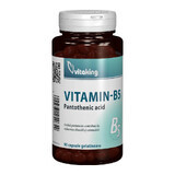 Vitamine B5 (acide pantothénique) 200mg, 90 gélules, Vitaking