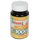 Vitamine C 1000 met sinaasappel, 30 tabletten, Adams Vision