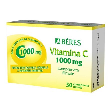 Vitamin C 1000mg, 30 Tabletten, Beres Pharmaceuticals