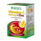Vitamine C 600 mg + Zink, 60 tabletten, Beres Pharmaceuticals Co