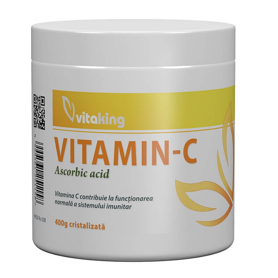 Vitamine C acide ascorbique, 400 g, VitaKing