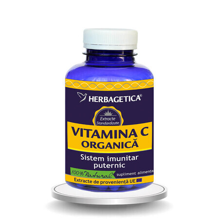 Vitamine C biologique, 120 gélules, Herbagetica