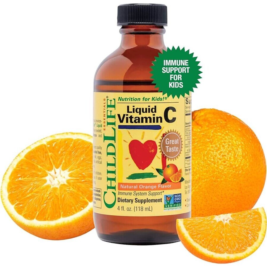 Vitamina C per bambini Childlife Essentials, 118,5 ml, Secom