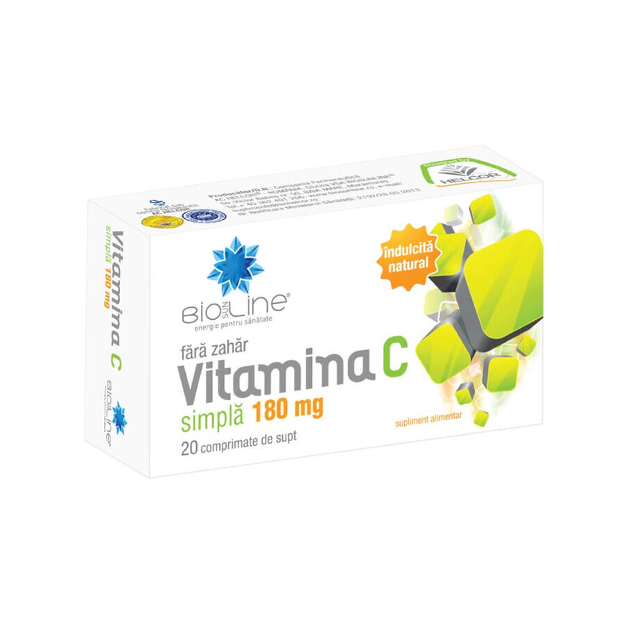Vitamine C 180 mg, 20 tabletten, Helcor