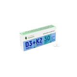 Vitamine D3 (4000 I.U.) + Vitamine K2 (150 mcg), 30 capsules, Remedia