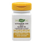 Vitamine D3 5000 IE Nature's Way, 60 capsules, Secom