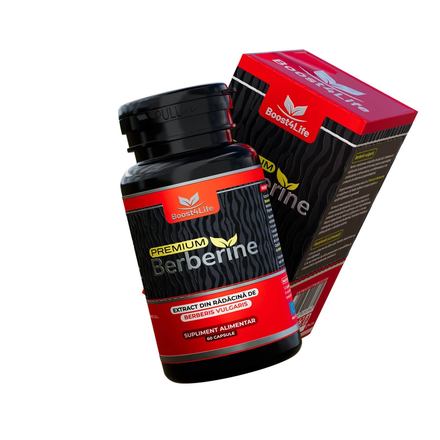 Berberine Premium 600 mg, 60 capsules, Boost4Life