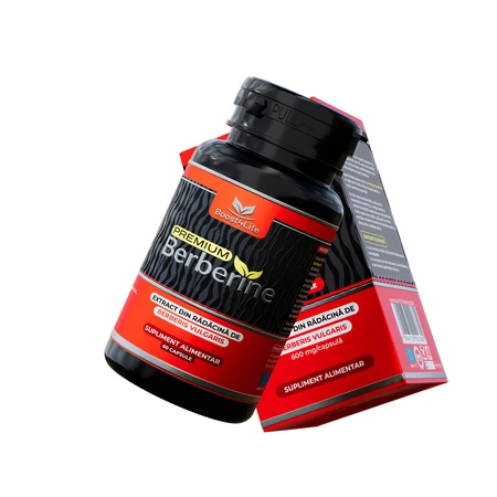 Berberine Premium 600 mg, 60 capsules, Boost4Life