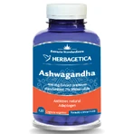 Ashwagandha, 120 Kapseln, Herbagetica