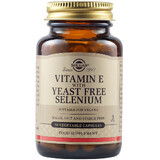 Vitamine E met Selenium zonder gist, 50 capsules, Solgar