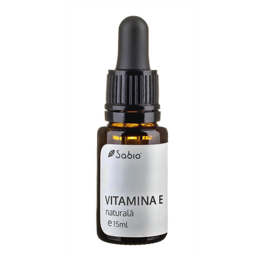 Vitamina E, 15 ml, Sabio