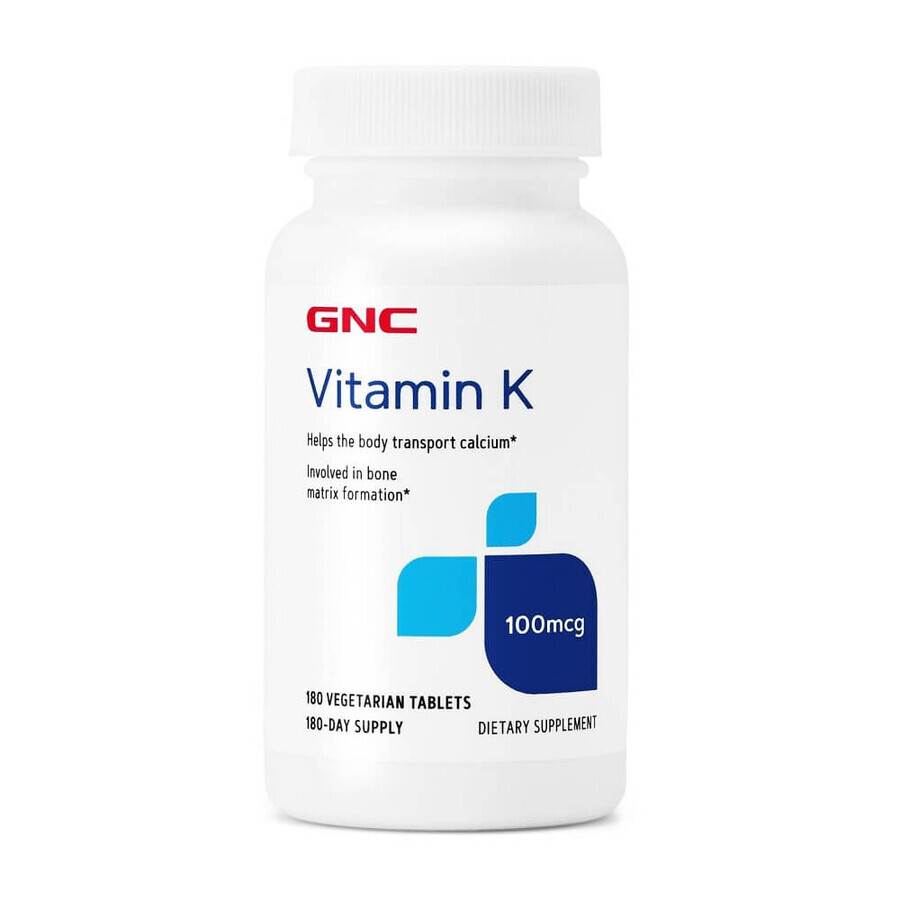 Vitamine K 100 mcg (099022), 180 tabletten, Gnc