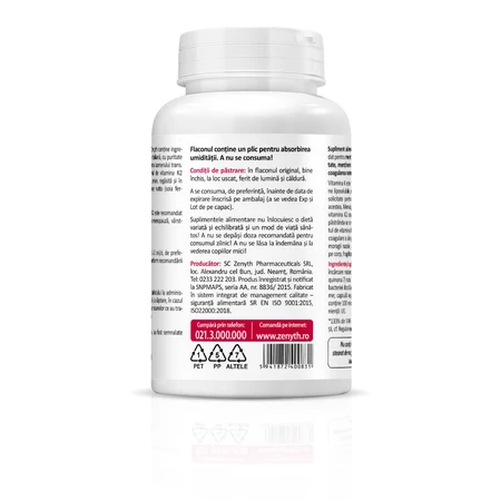 Vitamin K2, 60 + 60 capsules, Zenyth (50% discount on the second product)
