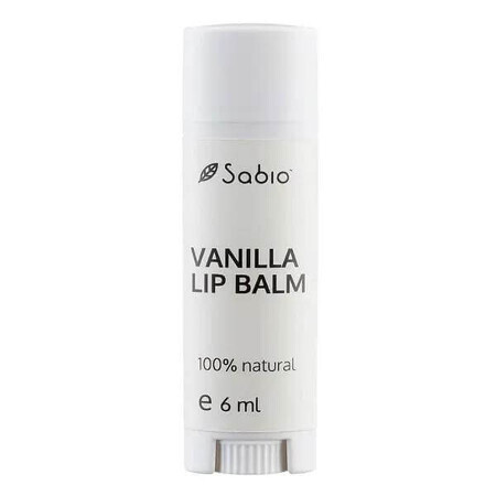 Lippenbalsem met vanille, 6 ml, Sabio
