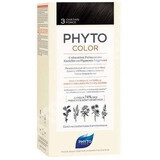 Permanente haarverf tint 3 donkerbruin, 50 ml, Phyto