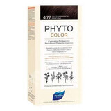 Permanent Haarkleuring Shade 4.77 Intense Chesetnut Bruin, 50 ml, Phyto
