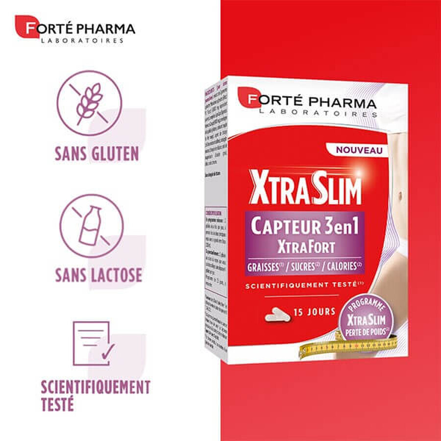 XtraSlim CAPTURE 3 in 1, 60 capsules, Forte Pharma