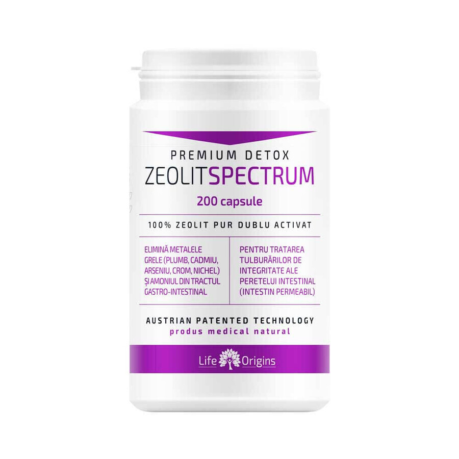 Zeoliet Spectrum, 200 capsules, Life Origins Beoordelingen