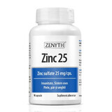 Zink 25 zinksulfaat 25 mg/cps, 90 capsules, Zenyth