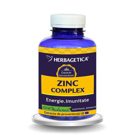 Complexe de Zinc, 120 gélules, Herbagetica