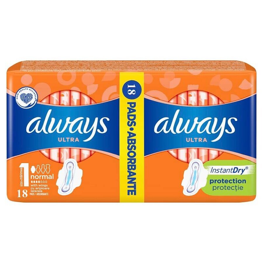 Always Ultra Normal maandverband, 18 stuks, P&amp;G