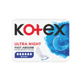 Ultra Night absorberend maandverband, 6 stuks, Kotex