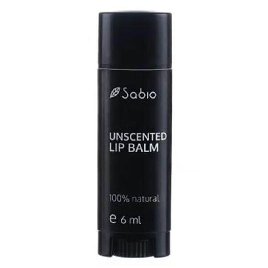 Unparfümierter Lippenbalsam, 6 ml, Sabio