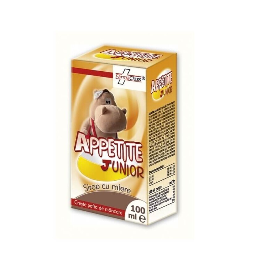 Appetite Junior syrup with honey, 100 ml, FarmaClass