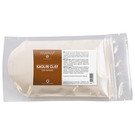 Natuurlijke fijne witte klei Kaolien M-1122, 100 gr, Mayam